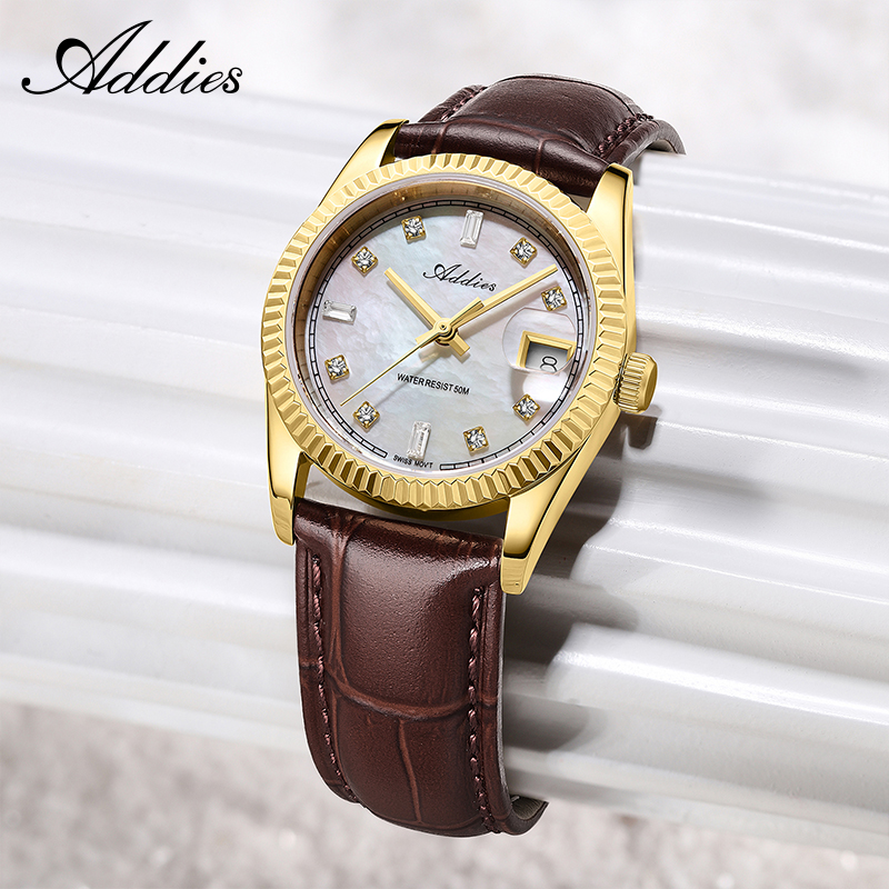 Luxury Watches - Relógio feminino Addies 585 de quartzo,