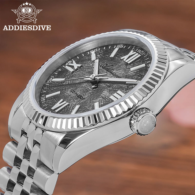 Luxury Watch And Bracelet - ADDIESDIVE Relógio elegante para mulher, vidro