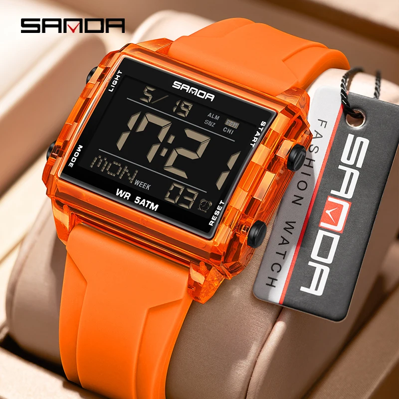 Luxury Watch Brands In World - Sanda marca moda relógio para homens