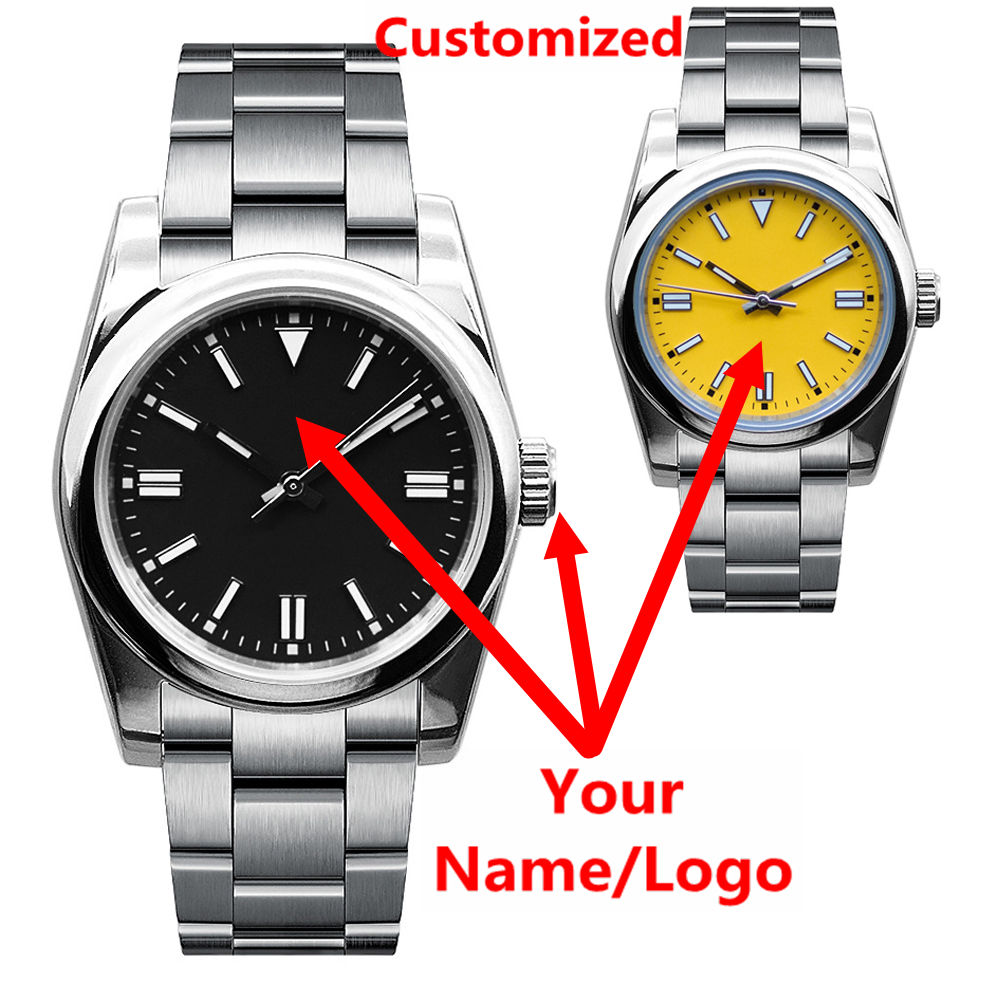 Luxury Watch Market - Relógio Masculino Personalizado com Logotipo, Luxuoso,
