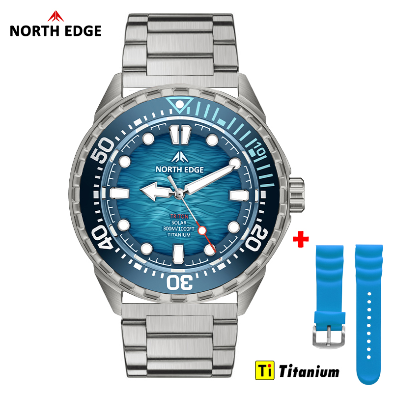 Titanium Sport Watch - Relógio de Mergulho Solar de Titânio