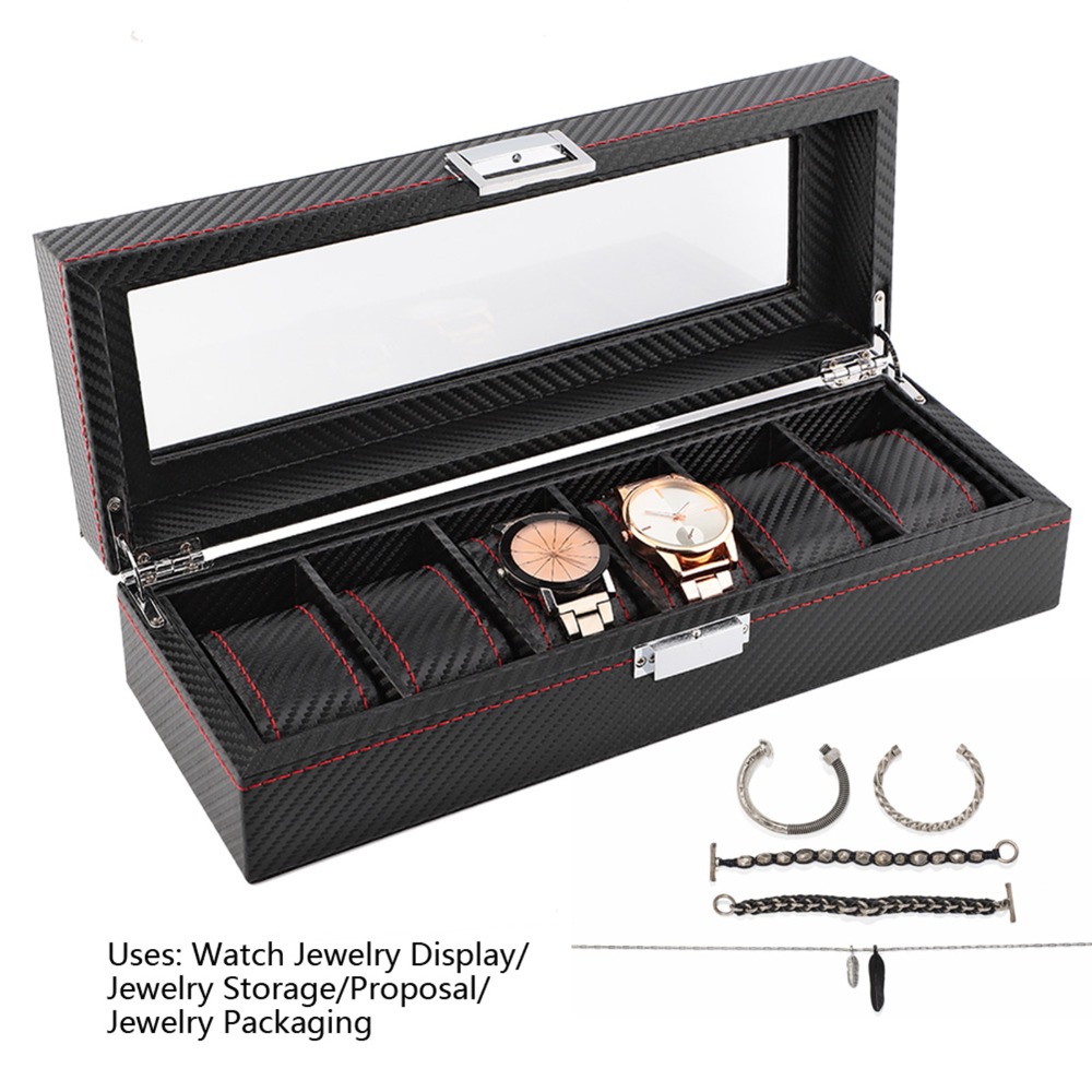 Caixa de Relógio à Prova de Po - Luxury Watch Collection Box avaliação e preço