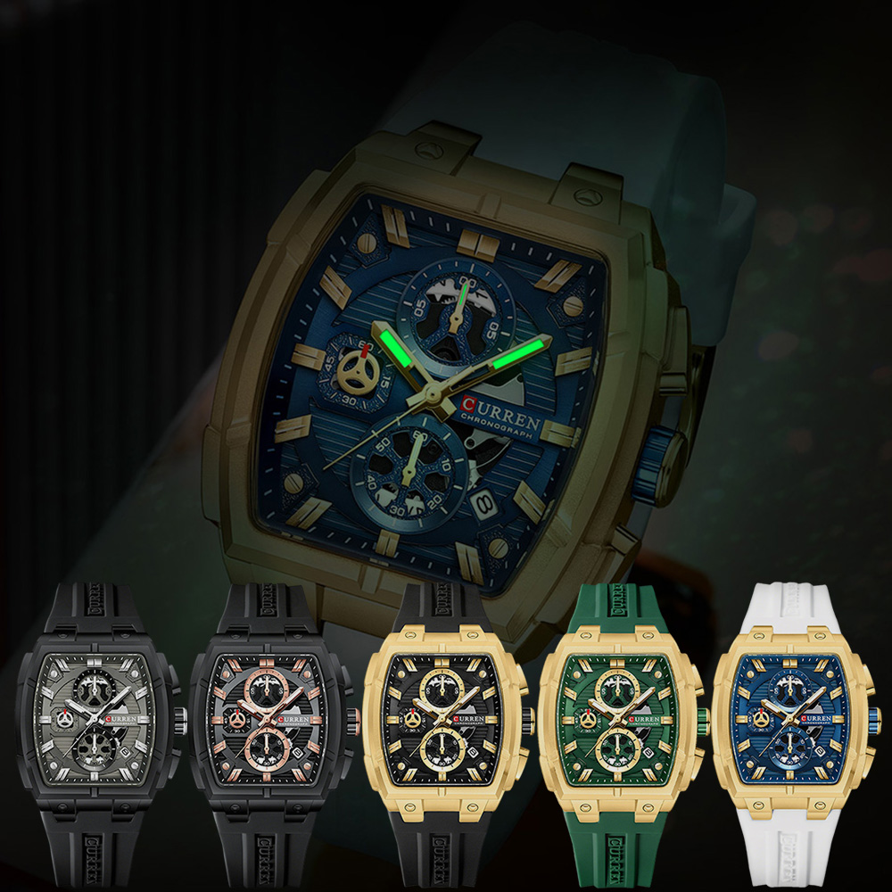 Relógio de Luxo Vintage CURREN - Luxury Watch And Bracelet avaliação e preço