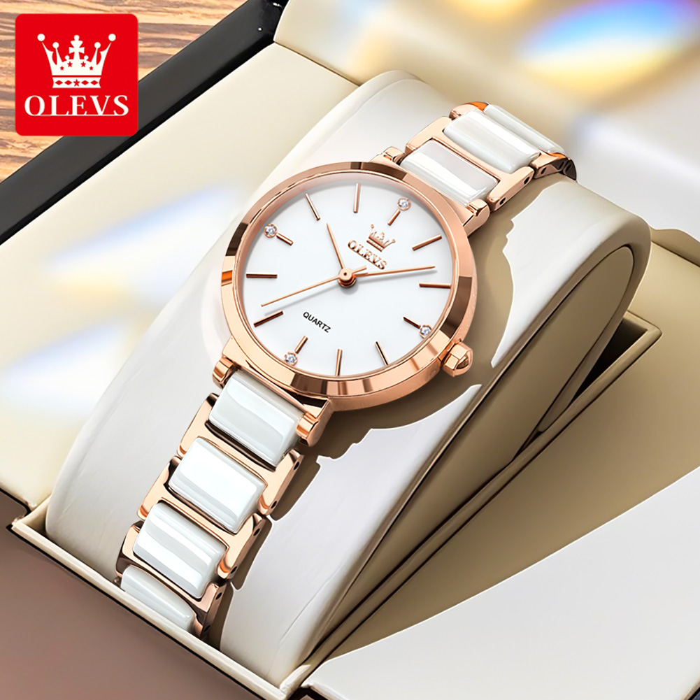 Olevs relógio feminino 5877 lu - Luxury Watch And Bracelet avaliação e preço