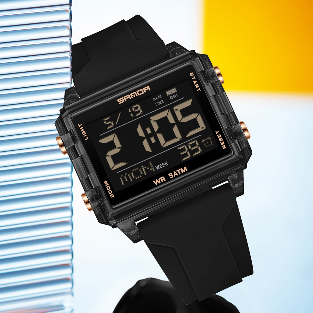 SANDA Marca Moda LED Relógio p - Luxury Watch Brands In World avaliação e preço