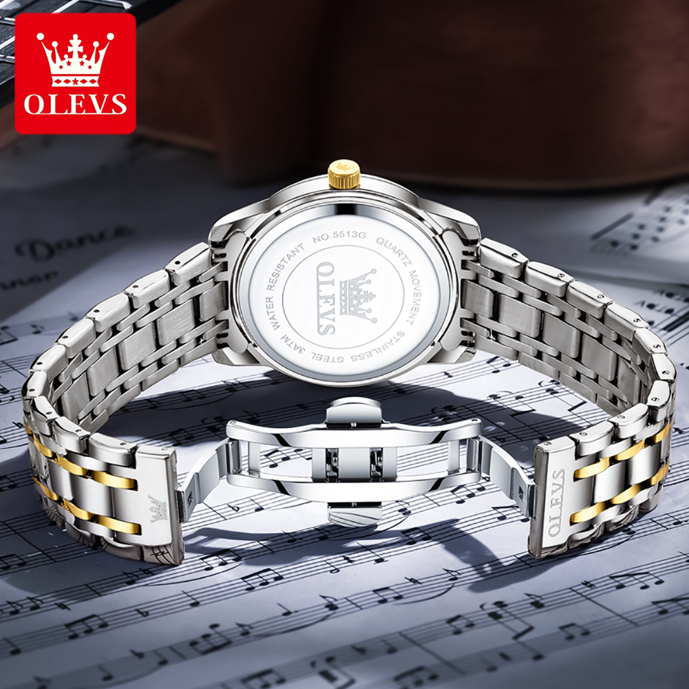 Olevs marca moda relógios masc - Luxury Watch Display avaliação e preço