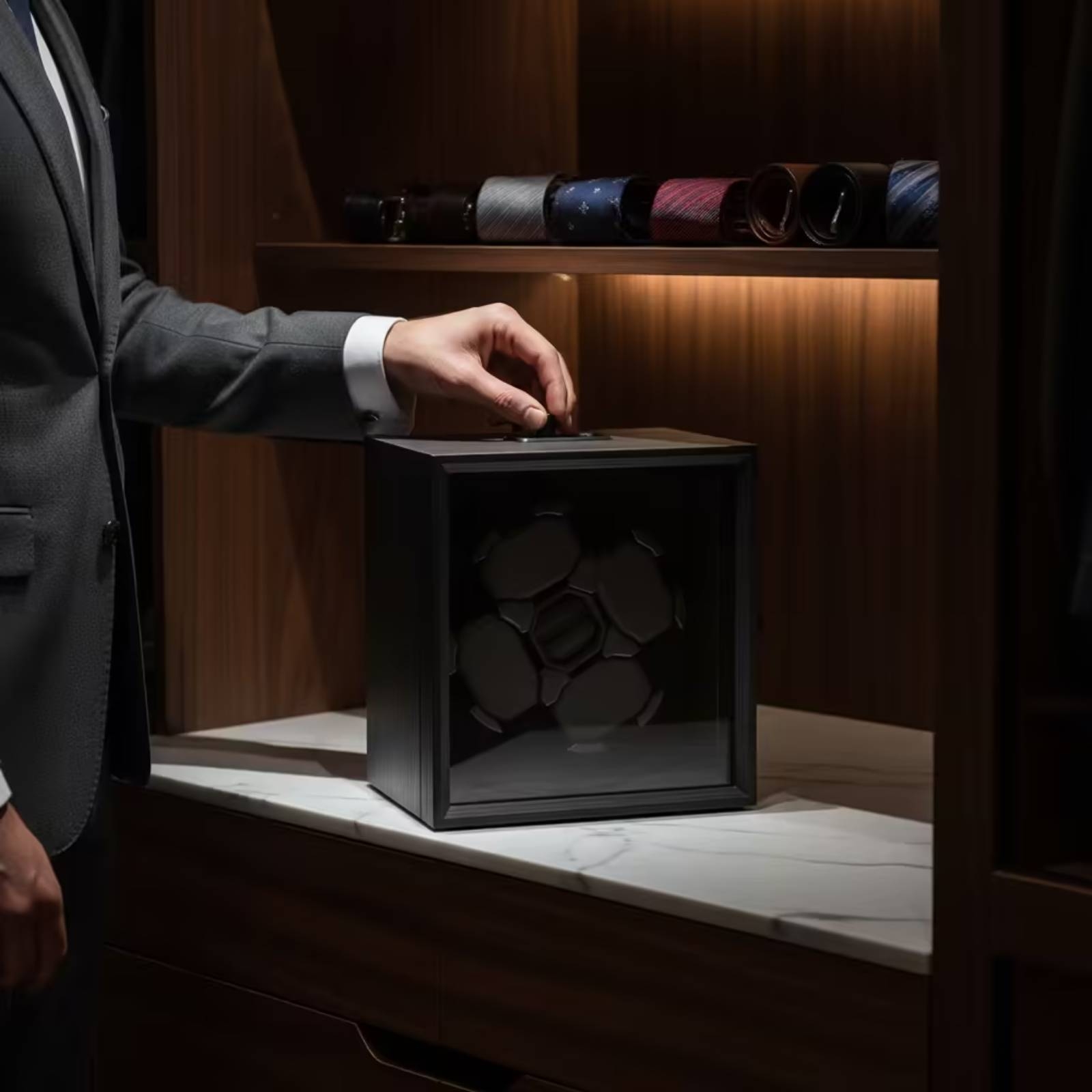 Caixa Organizadora Compacta de - Quiet Luxury Watch Men avaliação e preço