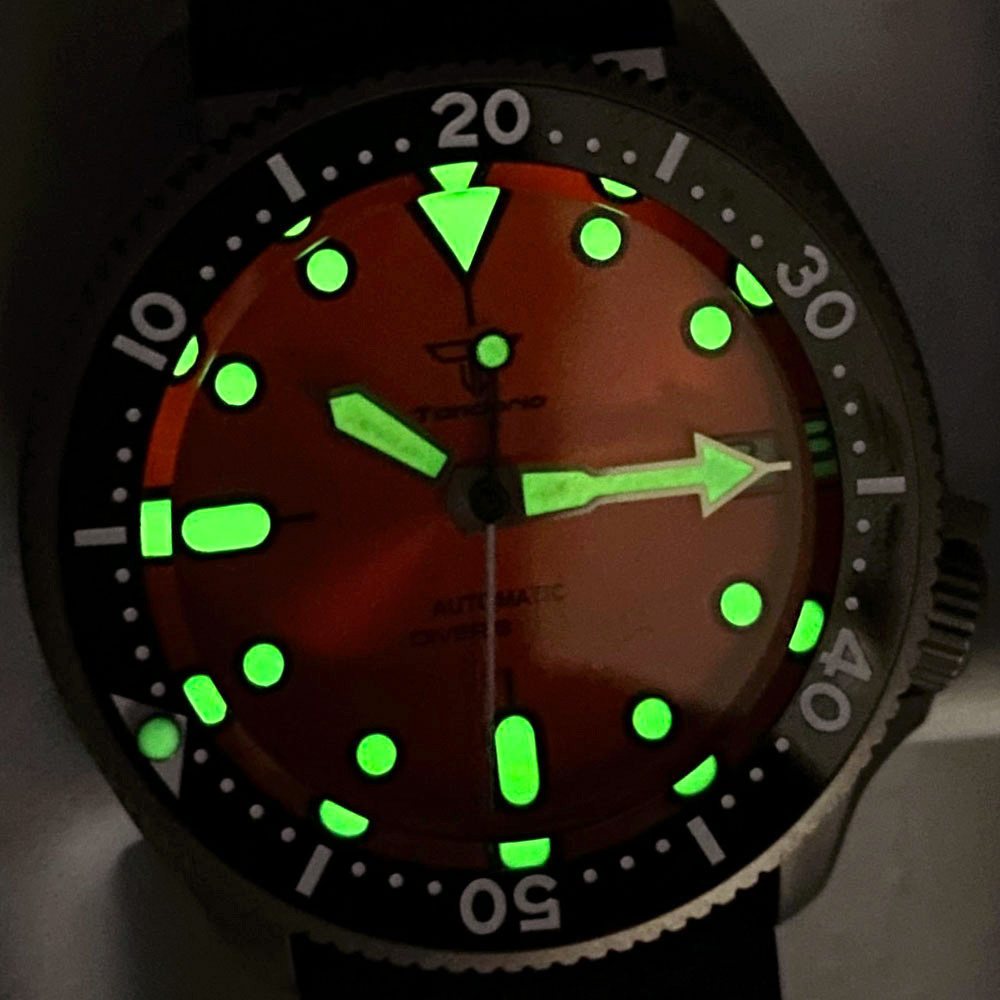 37mm 65g titânio 20atm mergulh - Titanium Sport Watch avaliação e preço